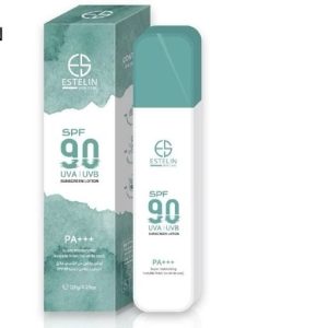لوسیون ضدآفتاب استلین SPF90 مرطوب کننده و آبرسان وزن ۱۲۰ گرم
