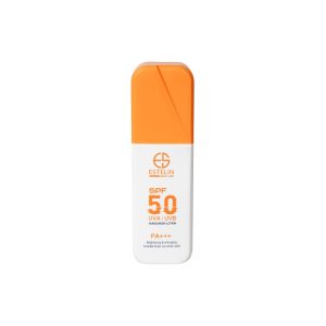 لوسیون ضدآفتاب استلین SPF 50 روشن‌کننده و جوانساز وزن ۷۵ گرم
