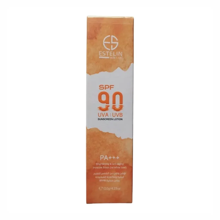 لوسیون ضدآفتاب استلین SPF 90 روشن‌کننده و جوانساز وزن ۱۲۰ گرم