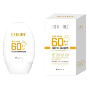 کرم ضد آفتاب بدون رنگ دکتر راشل SPF60 مدل 001 محافظ UVA ،UVB، ضد آب